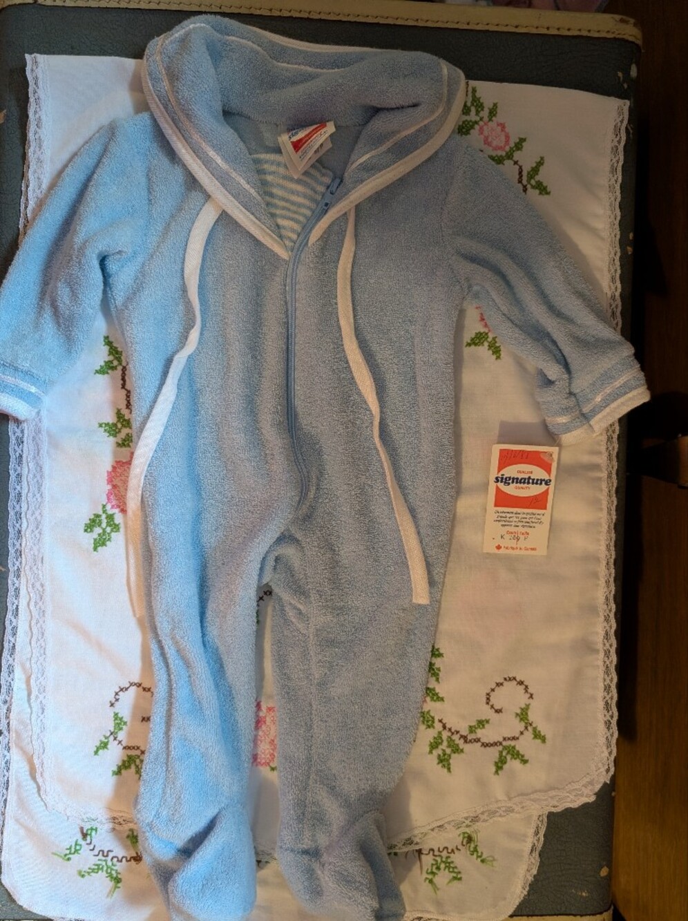 Vintage Baby Footed Onesie